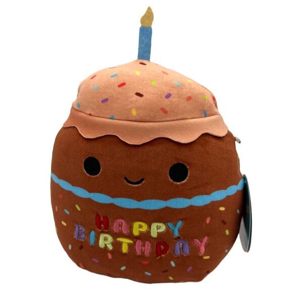 Squishmallows 8” Haninia the Chocolate Birthday Cupcake, NWT - Picture 1 of 3